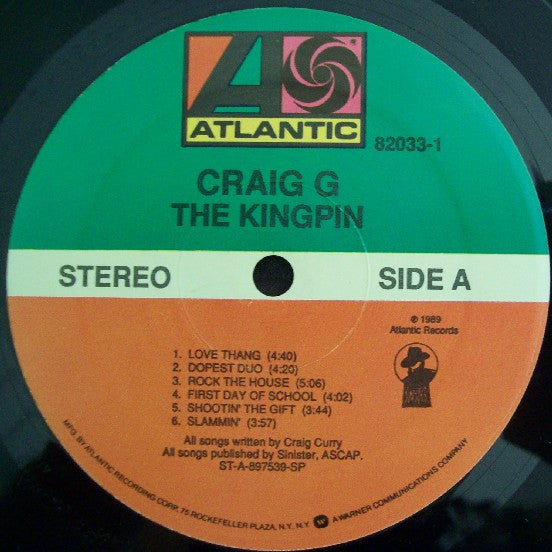 Craig G : The Kingpin (LP, Album)