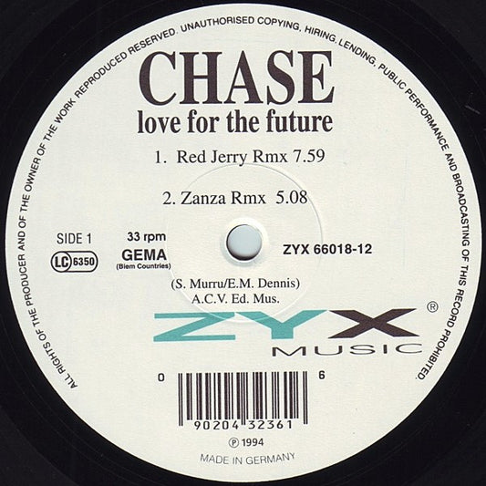 Chase : Love For The Future (12")