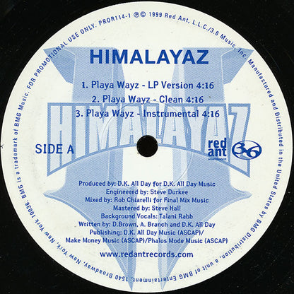 Himalayaz : Playa Wayz (12", Promo)