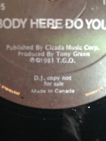 Freddie James : Everybody Here Do Your Thing / Music Takes Me Higher (12", Promo)