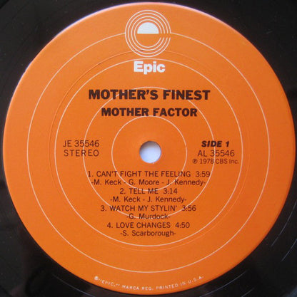 Mother's Finest : Mother Factor (LP, Album, Pit)