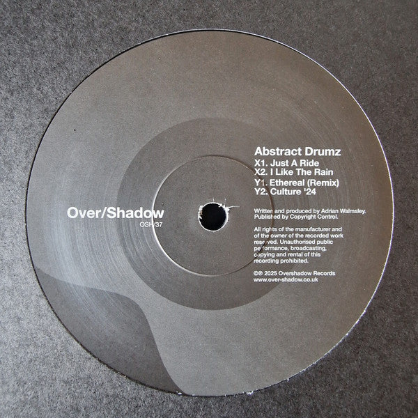 Abstract Drumz : Just A Ride EP (12", EP)