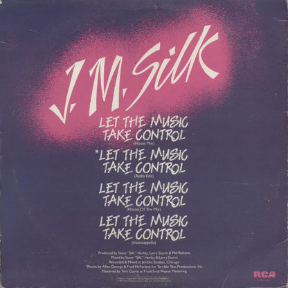 J.M. Silk : Let The Music Take Control (12")