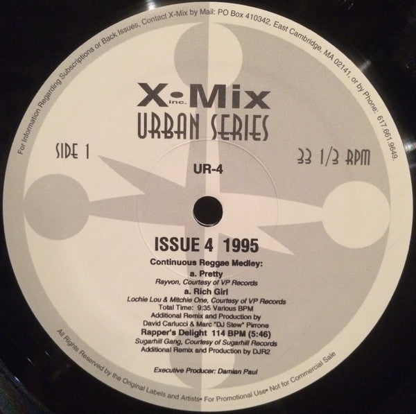 Various : X-Mix Urban Series 4 (12", Comp, Promo)