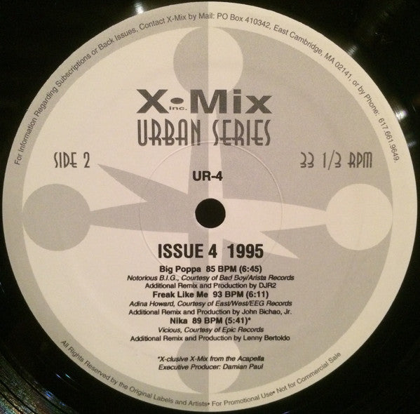 Various : X-Mix Urban Series 4 (12", Comp, Promo)