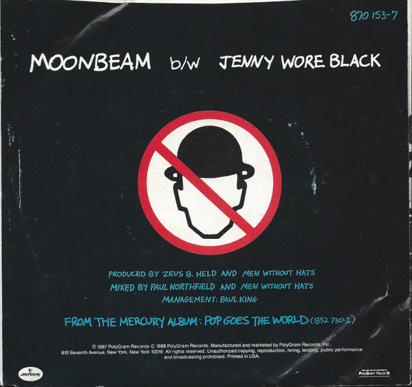 Men Without Hats : Moonbeam (7", 49)
