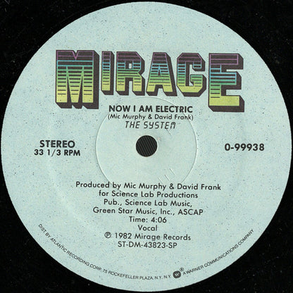 The System : You Are In My System / Now I Am Electric (12", Spe)