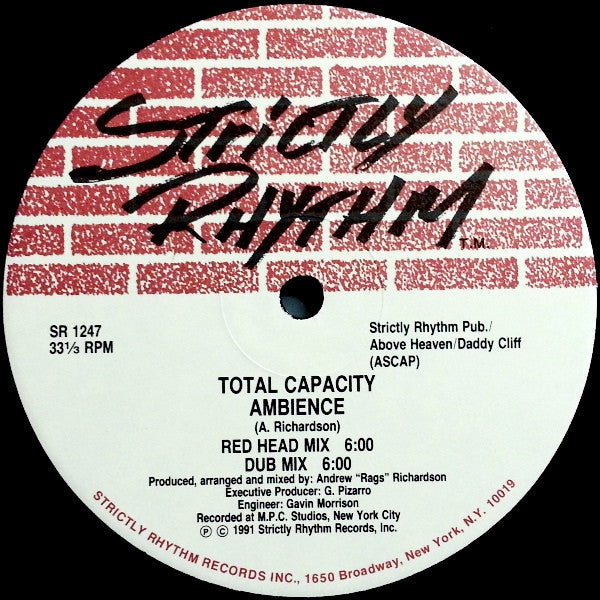 Total Capacity : Ambience / Celebrate (12")