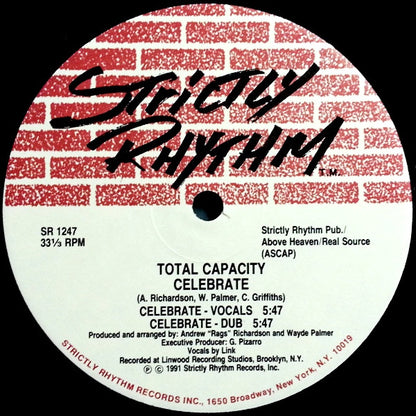 Total Capacity : Ambience / Celebrate (12")
