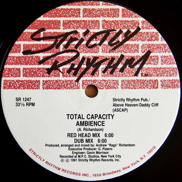Total Capacity : Ambience / Celebrate (12")