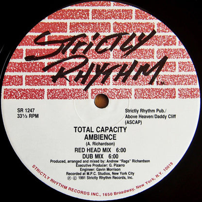 Total Capacity : Ambience / Celebrate (12")