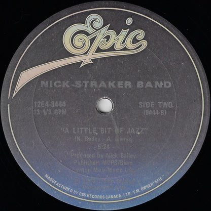 Nick Straker Band : Leaving On A Midnight Train / A Little Bit Of Jazz (12")