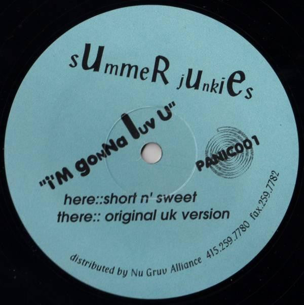 Summer Junkies : I'm Gonna Luv U (12", Blu)