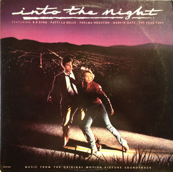 Various : Into The Night (Music From The Original Motion Picture Soundtrack) (LP, Album, Comp, Pin)