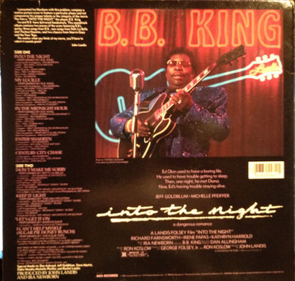 Various : Into The Night (Music From The Original Motion Picture Soundtrack) (LP, Album, Comp, Pin)