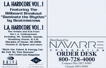 Xpando / DJ Spinn & Brian G. : L.A. Hardcore Vol. 1 (12")