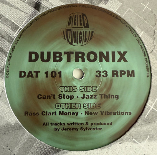 Dubtronix : Rass Clart Money / New Vibrations / Can't Stop / Jazz Thing (12")