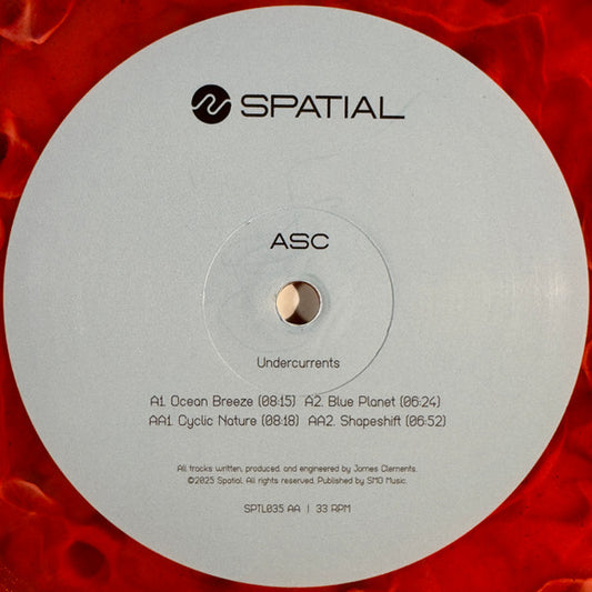 ASC : Undercurrents (12", Ltd, S/Edition)