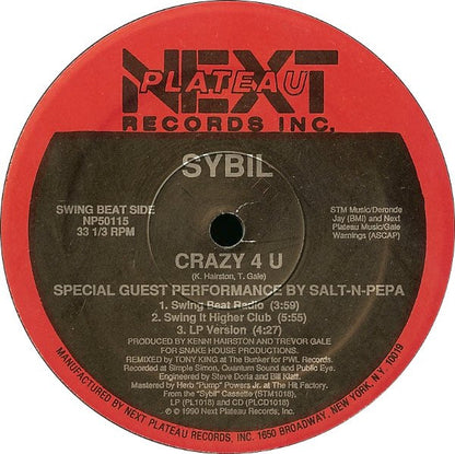 Sybil : Crazy 4 U (12")