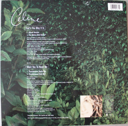 Celine Dion* : That's The Way It Is / I Want You To Need Me (12", Single)