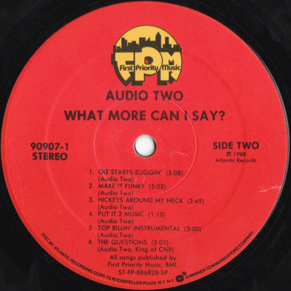 Audio Two : What More Can I Say? (LP, Album)