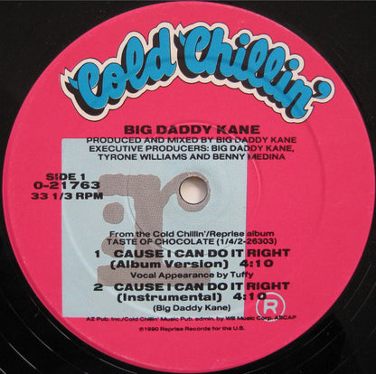 Big Daddy Kane : Cause I Can Do It Right (12", Maxi)