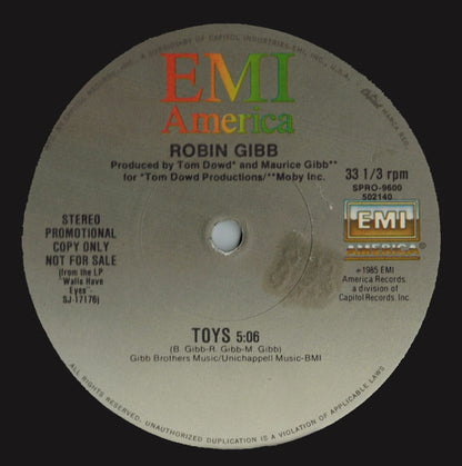 Robin Gibb : Toys (12", Single, Promo)
