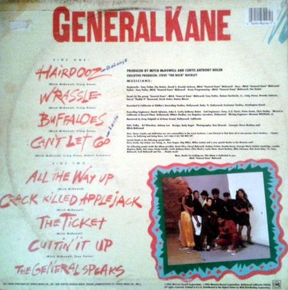 General Kane : In Full Chill (LP, Album, Promo)