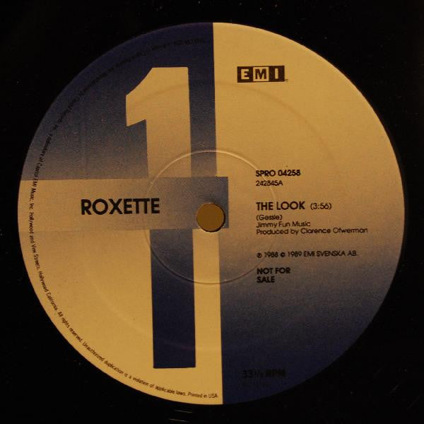 Roxette : The Look (12", Promo)