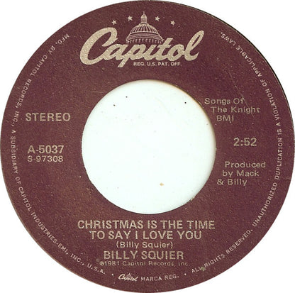 Billy Squier : My Kinda Lover (7", Single, Win)