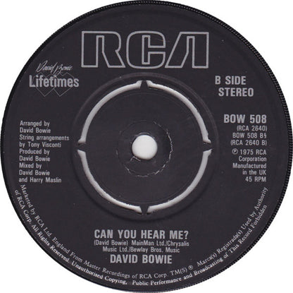 David Bowie : Golden Years (7", Single, RE, 4-P)