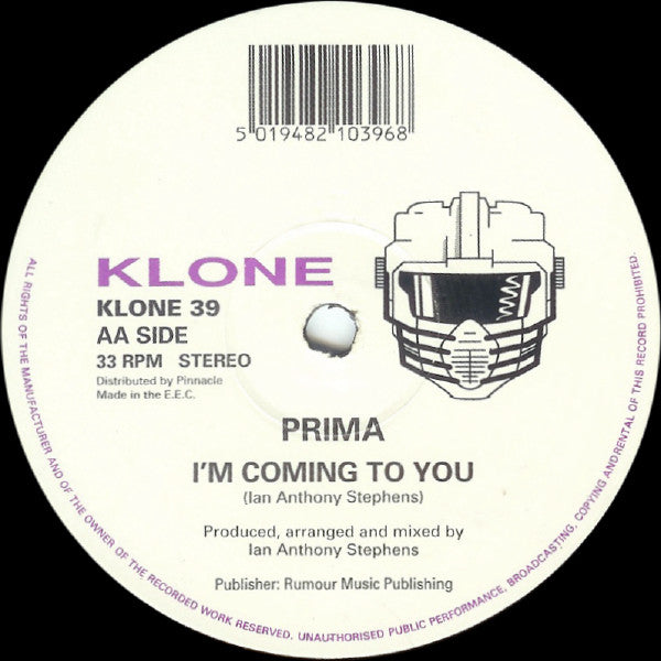 Prima (2) : Don't Cry For Me Argentina / I'm Coming To You (12")