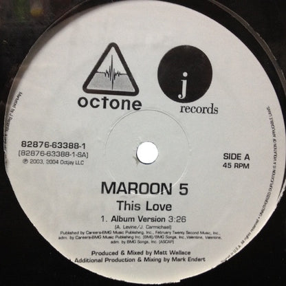 Maroon 5 : This Love (12")