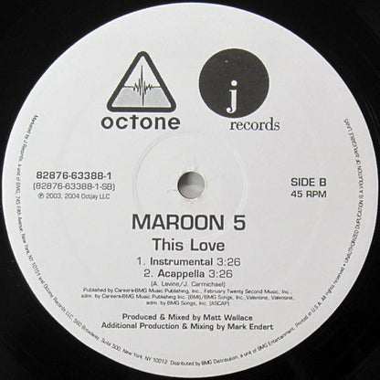 Maroon 5 : This Love (12")