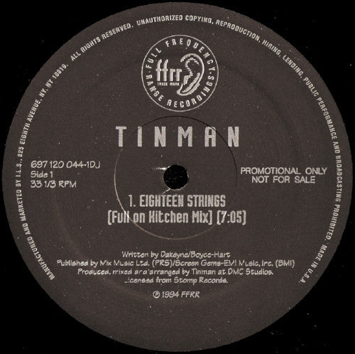 Tinman : Eighteen Strings (12", Promo)