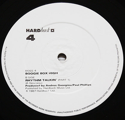 Boogie Box High : Jive Talkin' (12", Single, Pic)