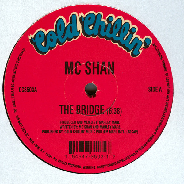MC Shan : The Bridge / They Used To Do It Out In The Park (12", RE)