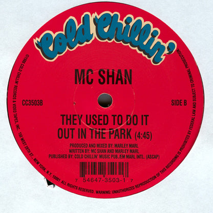 MC Shan : The Bridge / They Used To Do It Out In The Park (12", RE)