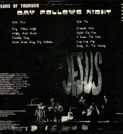 Sons Of Thunder (2) : Day Follows Night (LP)