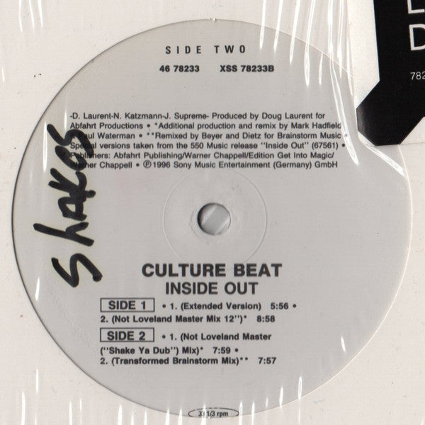 Culture Beat : Inside Out (12")