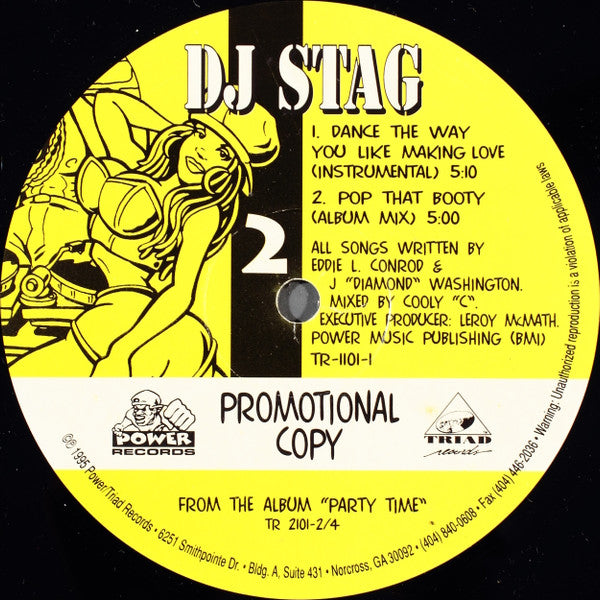 DJ Stag : Dance The Way You Like Making Love (12", Promo)