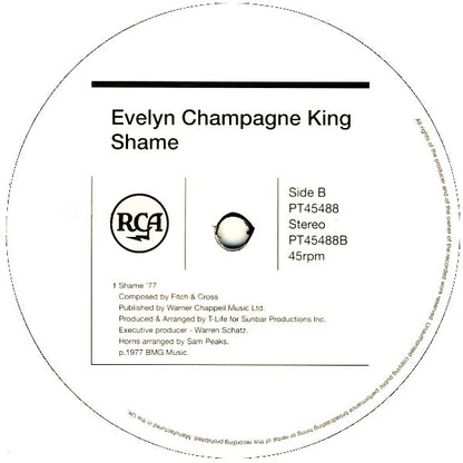 Evelyn Champagne King* : Shame (12")