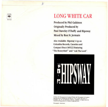 Hipsway : Long White Car (7", Single)