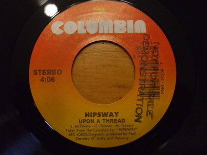 Hipsway : Long White Car (7", Single)