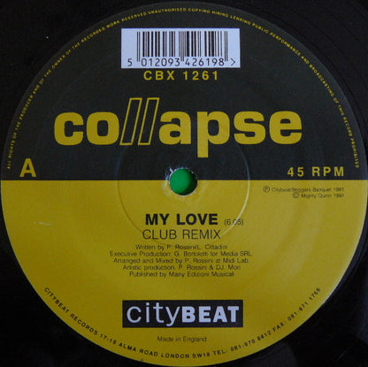 Collapse : My Love (Remix) (12")