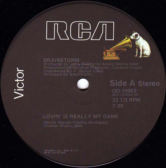 Brainstorm (5) : Lovin' Is Really My Game (12", RP)