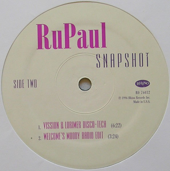RuPaul : Snapshot (12")