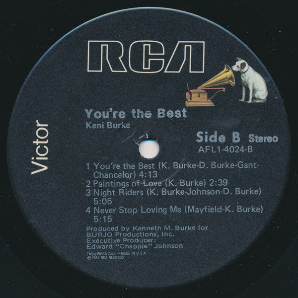 Keni Burke : You're The Best (LP, Album)