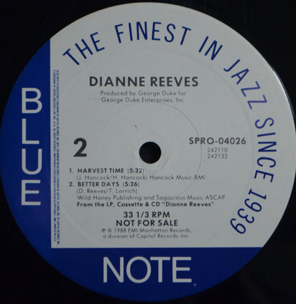 Dianne Reeves : Better Days (Remix) (12", Single, Promo)