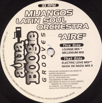 Mijangos Latin Soul Orchestra* : Aire (12")